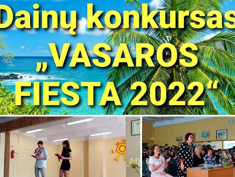 Dainų konkursas  „Vasaros fiesta 2022“