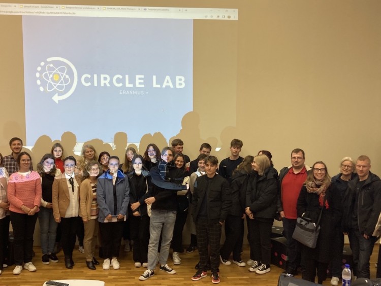 Tarptautinio ERASMUS+ projekto „Circle Lab“ veiklos Lietuvoje