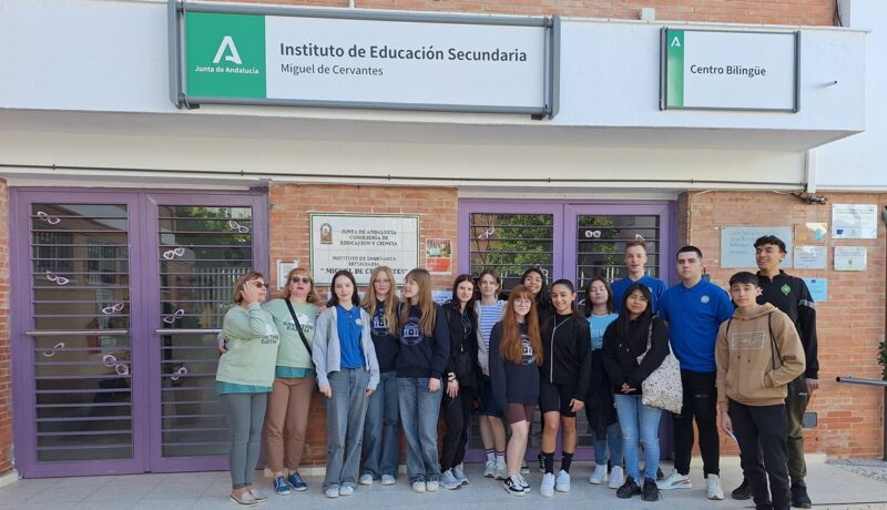 Erasmus+ grupinis mobilumas Ispanijoje, Sevilijos IES Miguel de Cervantes mokykloje